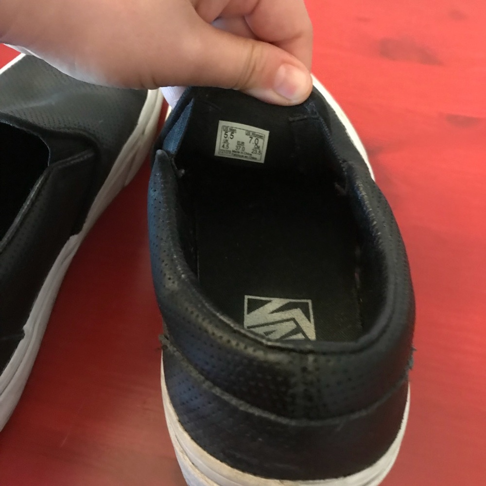 Vans Perf Slip On Leather - Picture 4 of 4